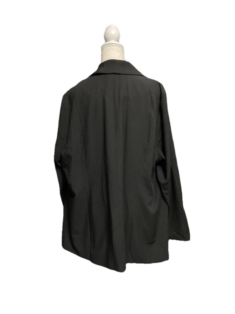 torrid Black Open-Front Draped Blazer Size 2 - Picture 3 of 4